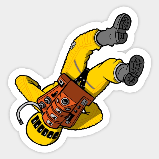 Frank Tumble Sticker by JoelCarroll